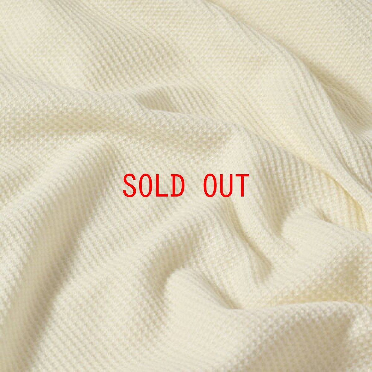 画像4: Thermal L/S Tee Natural White Solid サーマル 無地 Tシャツ (4)