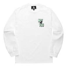 画像2: Not 4 You Logo L/S Tee White Nuts 4 Nuts 長袖 Tシャツ (2)