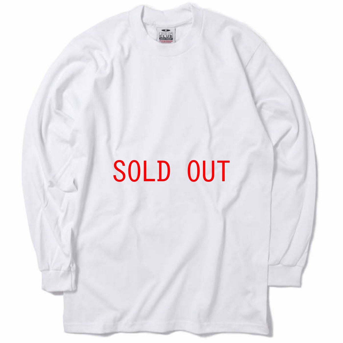 画像1: Solid Heavy Weight L/S Tee Black White 長袖 ソリッド ヘビー ウェイト 無地 Tシャツ (1)