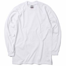 画像1: Solid Heavy Weight L/S Tee Black White 長袖 ソリッド ヘビー ウェイト 無地 Tシャツ (1)