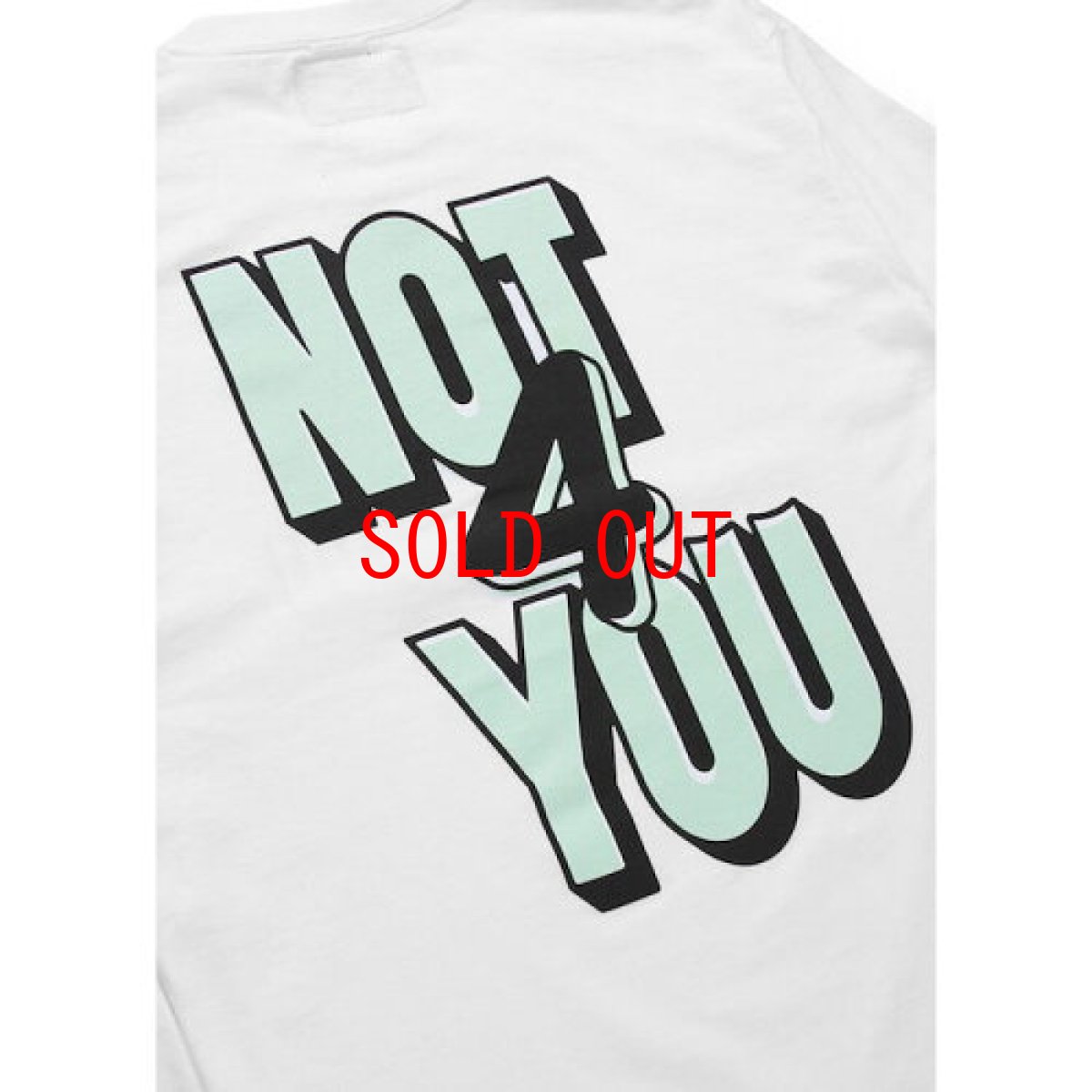 画像4: Not 4 You Logo L/S Tee White Nuts 4 Nuts 長袖 Tシャツ (4)