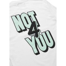 画像4: Not 4 You Logo L/S Tee White Nuts 4 Nuts 長袖 Tシャツ (4)