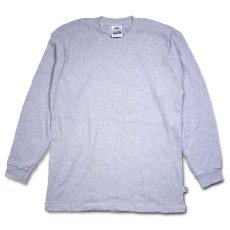 画像4: Solid Heavy Weight Thermal L/S Tee Black White Brown Grey 長袖 ソリッド 無地 サーマル (4)