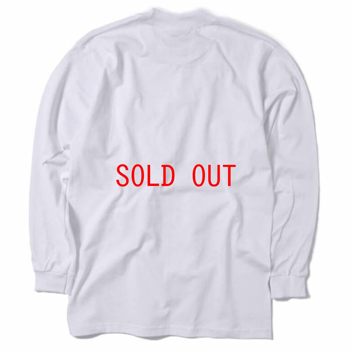 画像7: Solid Heavy Weight L/S Tee Black White 長袖 ソリッド ヘビー ウェイト 無地 Tシャツ (7)