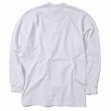 画像8: Solid Heavy Weight L/S Tee Black White 長袖 ソリッド ヘビー ウェイト 無地 Tシャツ (8)