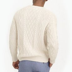 画像4: J.Crew (ジェイクルー) Crew Neck Cable Knit Sweater クルーネック ケーブル ニット セーター (4)