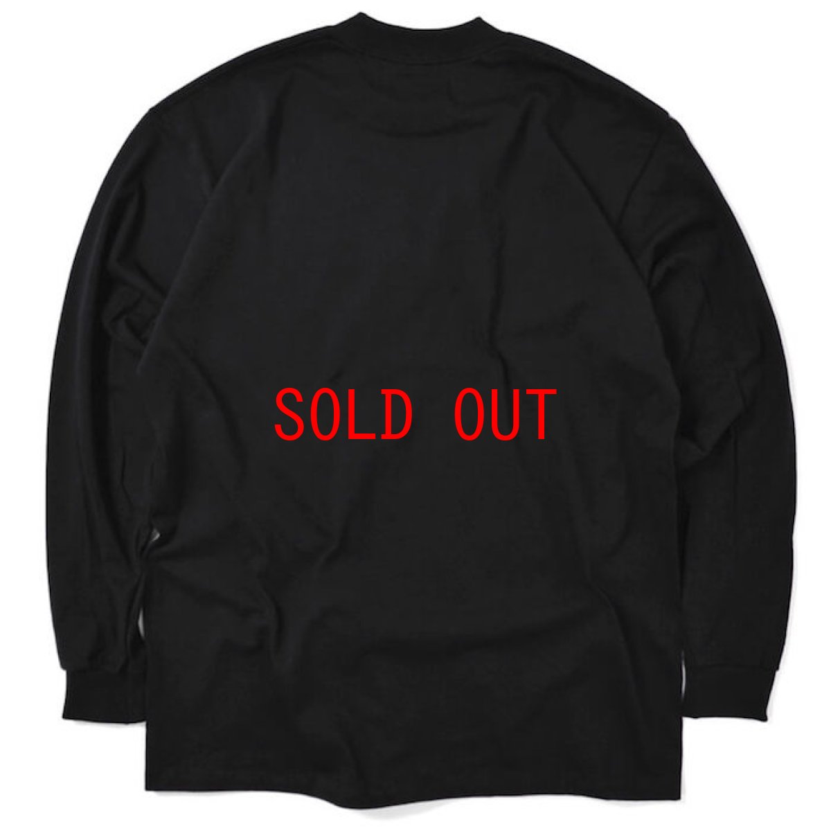 画像8: Solid Heavy Weight L/S Tee Black White 長袖 ソリッド ヘビー ウェイト 無地 Tシャツ (8)