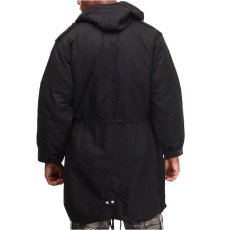 画像3: M-51 Fishtail Hood Jacket Parka Black モッズ コート フィッシュテール パーカー ジャケット (3)