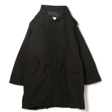 画像2: M-51 Fishtail Hood Jacket Parka Black モッズ コート フィッシュテール パーカー ジャケット (2)