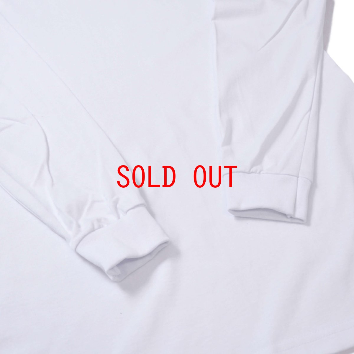 画像5: Solid Heavy Weight L/S Tee Black White 長袖 ソリッド ヘビー ウェイト 無地 Tシャツ (5)