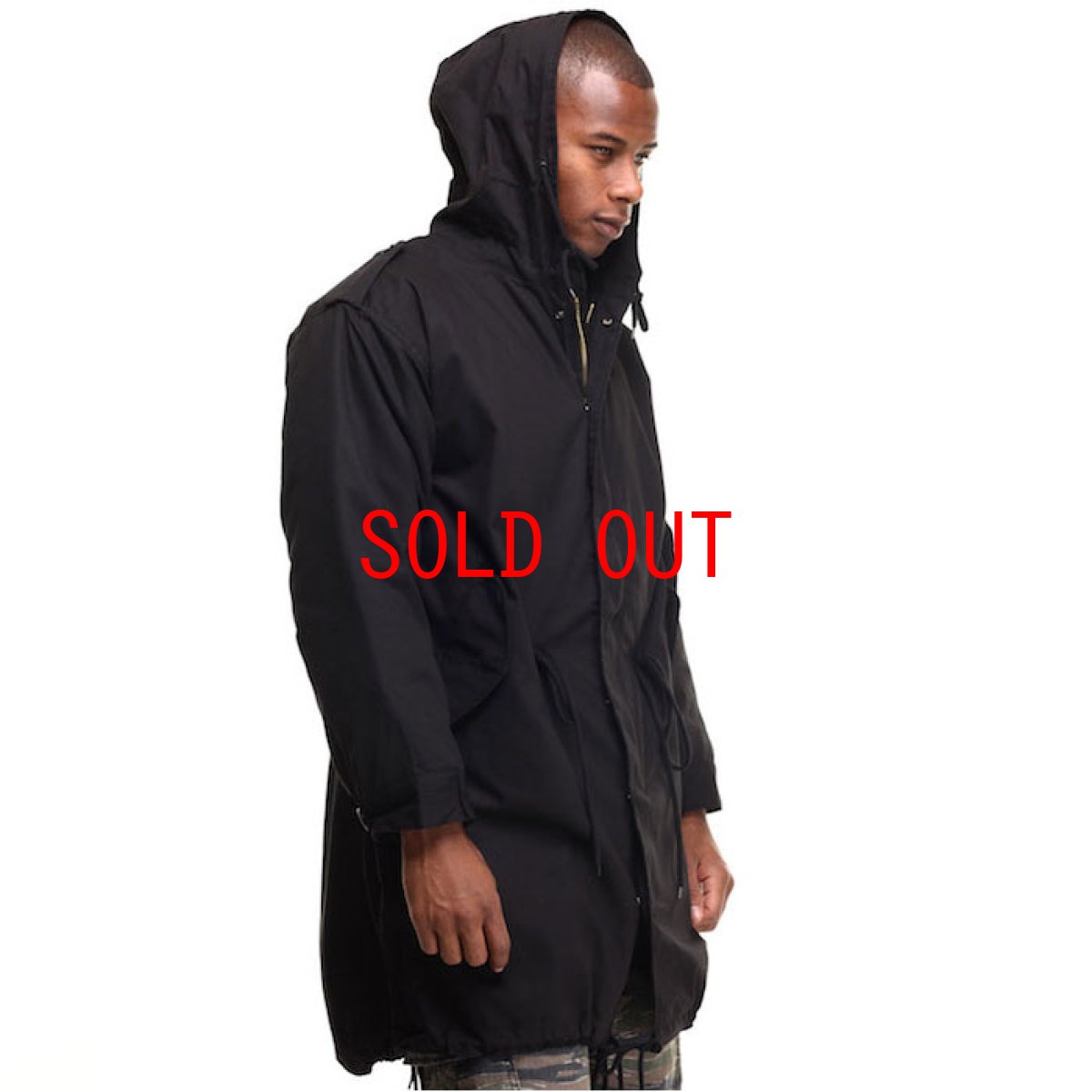 画像5: M-51 Fishtail Hood Jacket Parka Black モッズ コート フィッシュテール パーカー ジャケット (5)