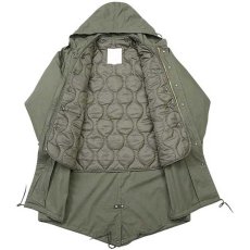 画像3: M-51 Fishtail Hood Jacket Parka Olive モッズ コート フィッシュテール パーカー ジャケット (3)