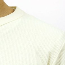 画像3: Thermal L/S Tee Natural White Solid サーマル 無地 Tシャツ (3)