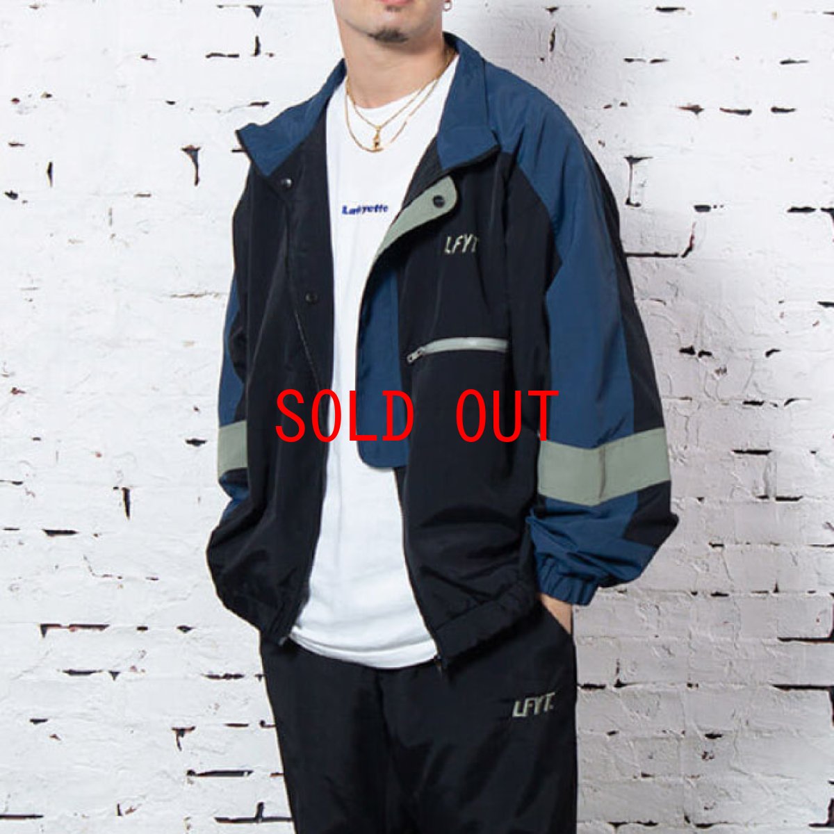 画像1: Sport Nylon Track Jacket トラック ジャケット  by Lafayette ラファイエット  (1)