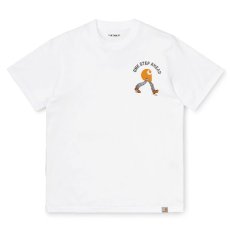 画像2: Ahead S/S Tee One Point レギュラーフィット White ホワイト 白 半袖 Tシャツ  (2)