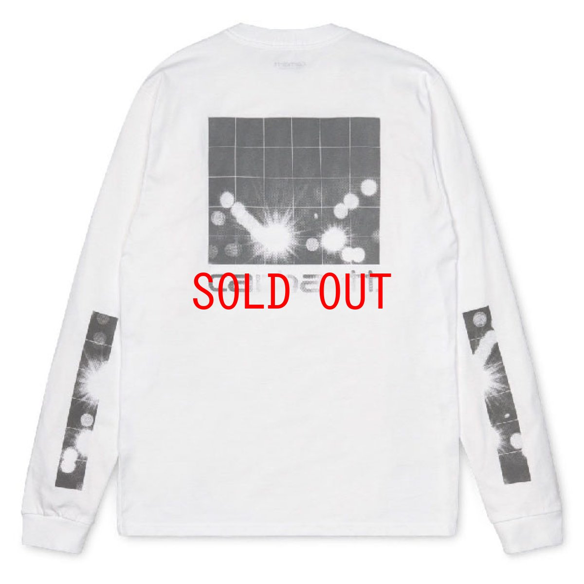 画像2: Reflective Headlight L/S Tee リフレクティヴ ロング スリーブ レギュラー フィット 長袖 Tシャツ  (2)