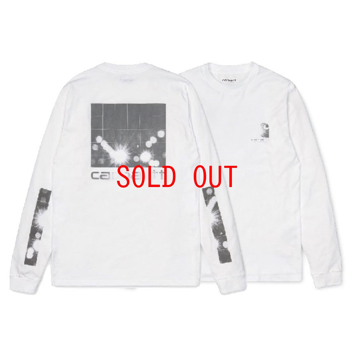 画像1: Reflective Headlight L/S Tee リフレクティヴ ロング スリーブ レギュラー フィット 長袖 Tシャツ  (1)