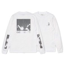 画像1: Reflective Headlight L/S Tee リフレクティヴ ロング スリーブ レギュラー フィット 長袖 Tシャツ  (1)