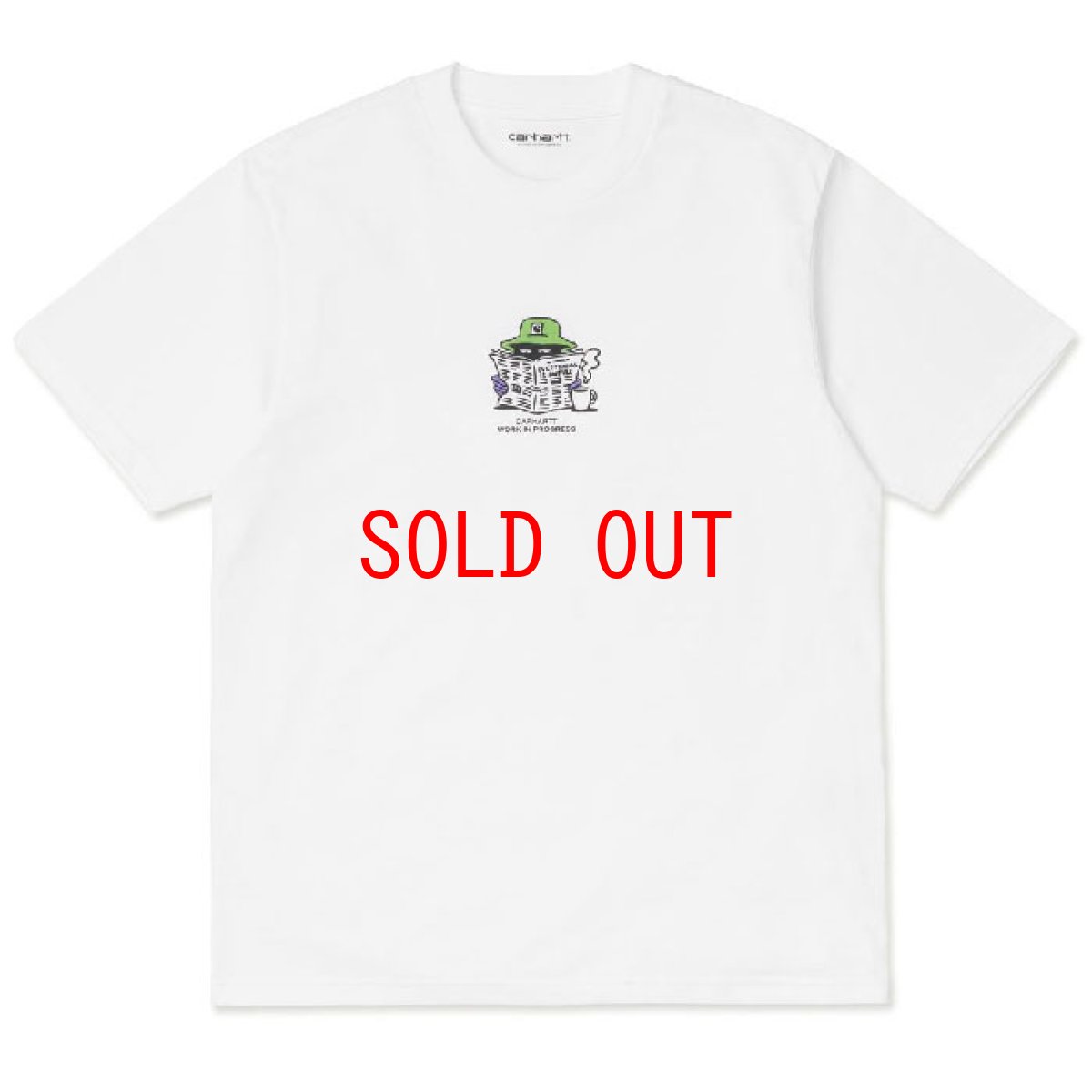 画像4: Everything Is Awful S/S Tee One Point レギュラーフィット White ホワイト 白 半袖 Tシャツ  (4)