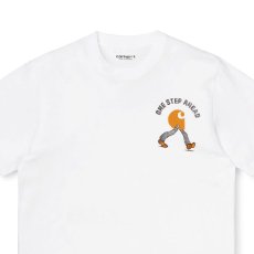 画像1: Ahead S/S Tee One Point レギュラーフィット White ホワイト 白 半袖 Tシャツ  (1)