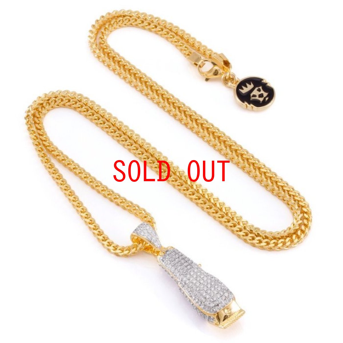 画像3: 14K Gold Barber Shop Clippers Necklace ネックレス バーバー バリカン (3)