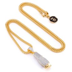 画像3: 14K Gold Barber Shop Clippers Necklace ネックレス バーバー バリカン (3)