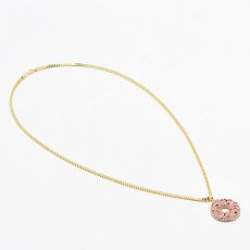 画像4: The CZ Donut Necklace 14K Gold Single chain ネックレス ゴールド 60cm ドーナツ チェーン Odd Future (4)