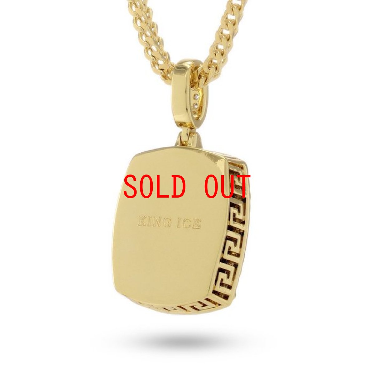 画像2: 14K Gold Onyx Crown Necklace ネックレス オニキス  (2)