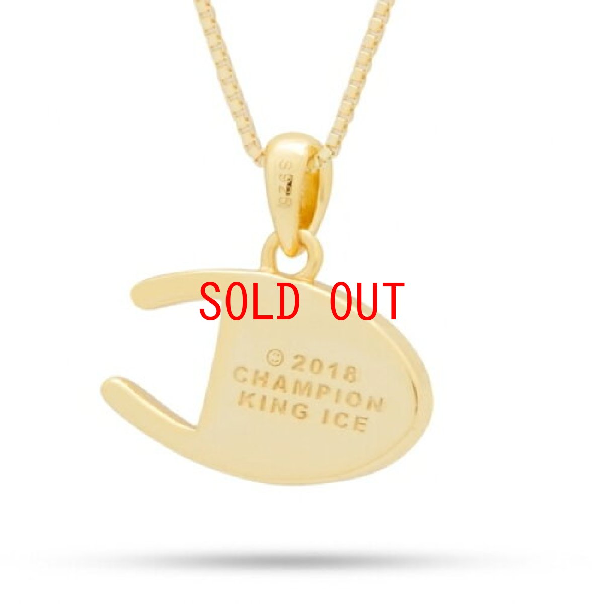 画像3: × Champion Heritage 925 Gold Necklace Logo チャンピオン ネックレス (3)