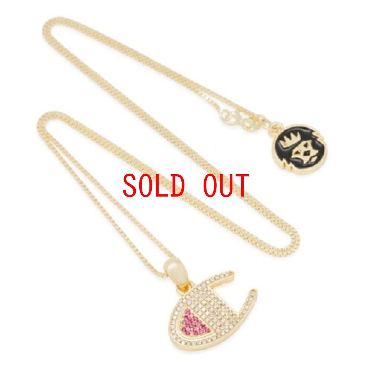 画像2: × Champion Heritage 925 Gold Necklace Logo チャンピオン ネックレス (2)