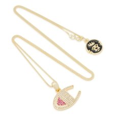 画像2: × Champion Heritage 925 Gold Necklace Logo チャンピオン ネックレス (2)