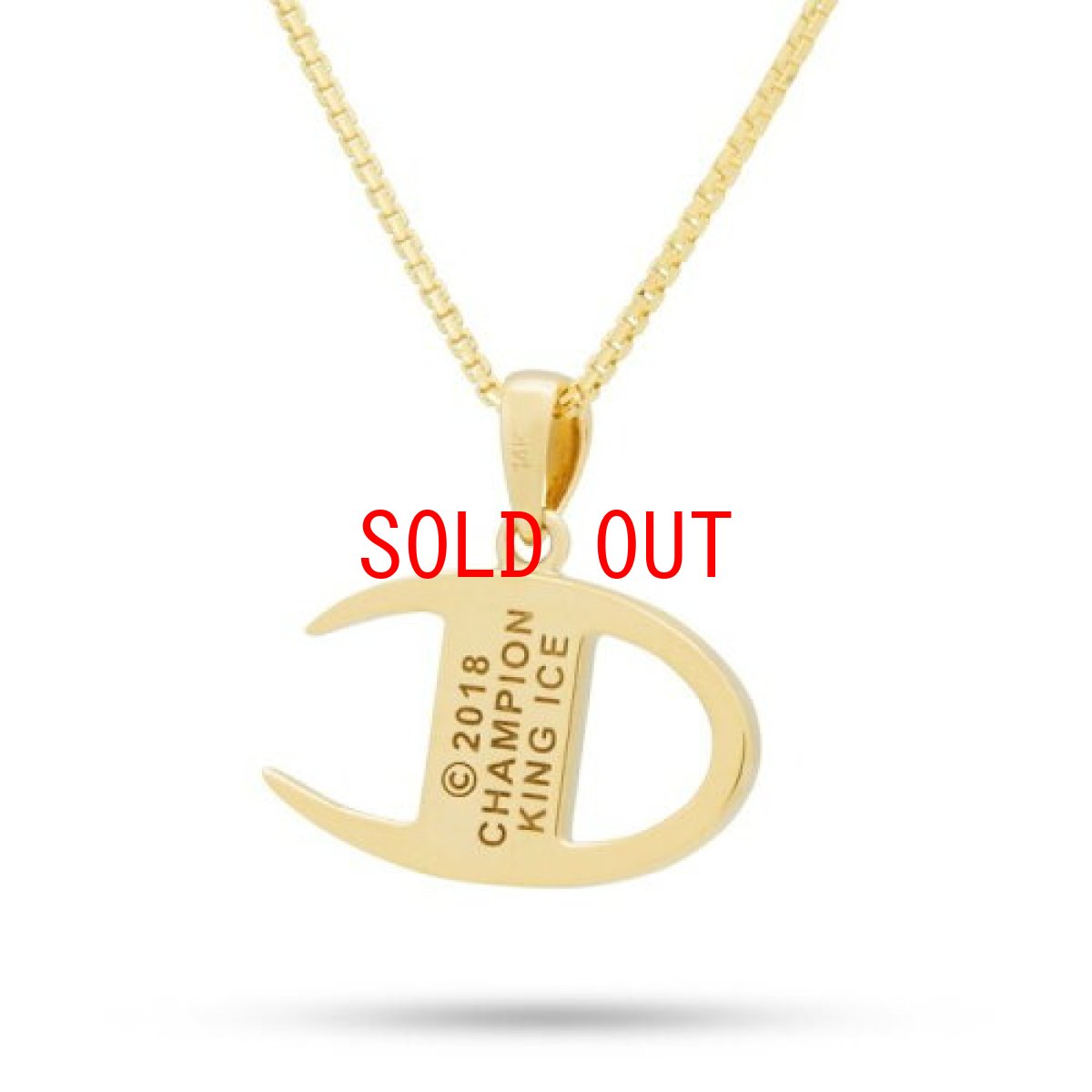 画像3: × Champion Heritage 925 Gold Necklace Logo チャンピオン ネックレス (3)
