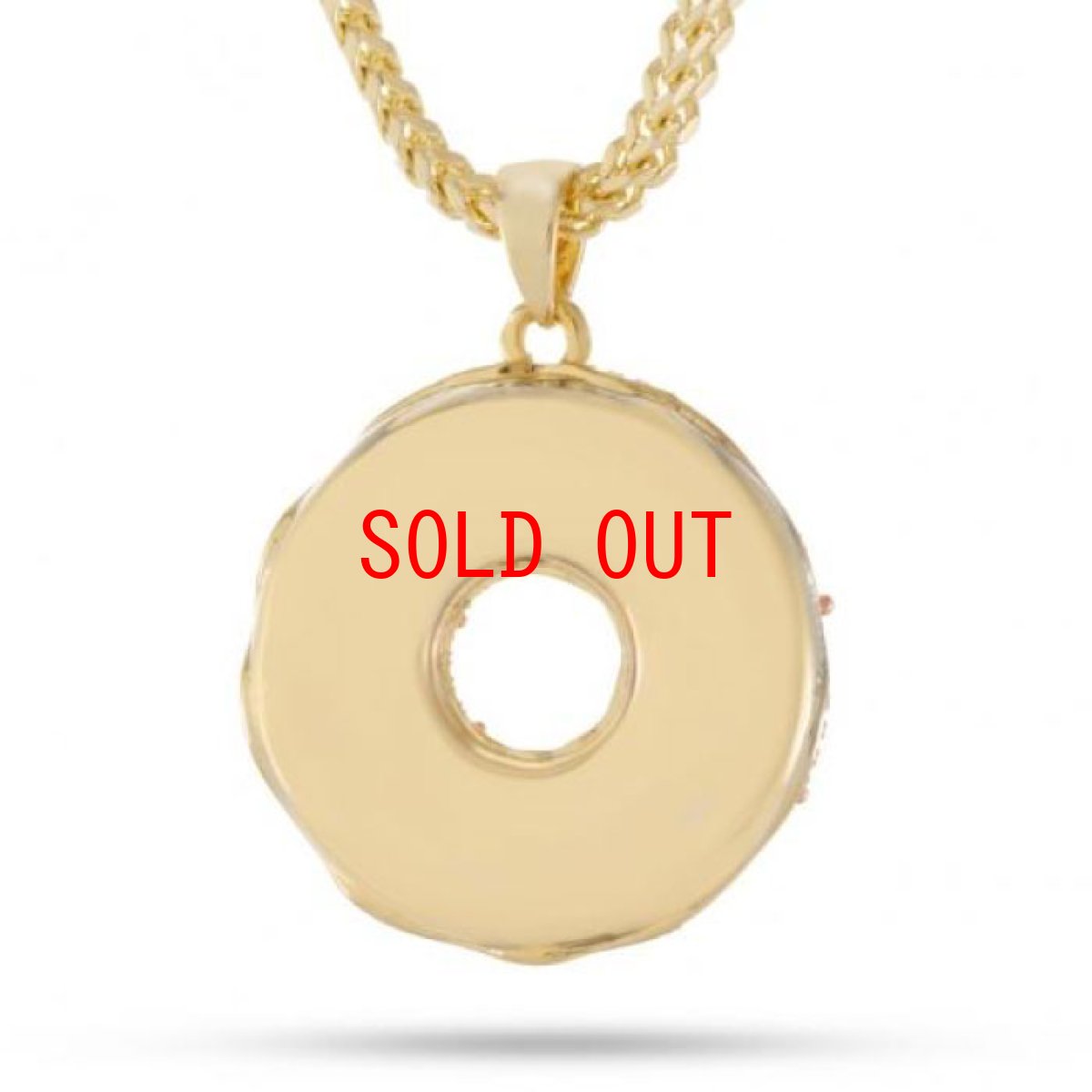 画像2: The CZ Donut Necklace 14K Gold Single chain ネックレス ゴールド 60cm ドーナツ チェーン Odd Future (2)