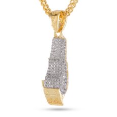 画像2: 14K Gold Barber Shop Clippers Necklace ネックレス バーバー バリカン (2)