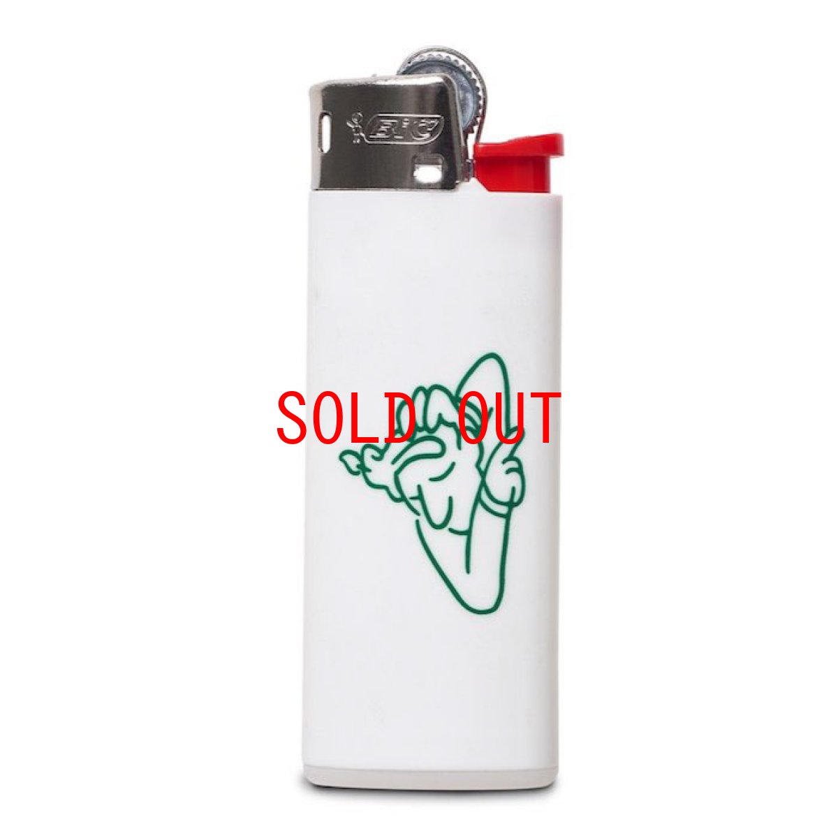 画像2: Bic Mini Lighter Reverse Midas White ミニ ライター ビック  (2)