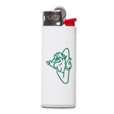 画像2: Bic Mini Lighter Reverse Midas White ミニ ライター ビック  (2)