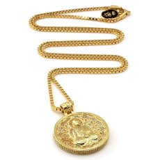 画像3: Buddhist Medallion Necklace 14K Gold ブッダ ネックレス (3)
