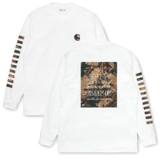 画像2: Camo Mil Tee L/S Tee カモ ミリタリー 迷彩  ロング スリーブ ルーズ フィット 長袖 Tシャツ  (2)