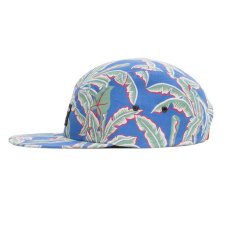 画像5: Aloha 5-Panel Camp Cap Black Blue Jet タッサー ５パネル キャンプ 帽子 ジェット キャップ (5)