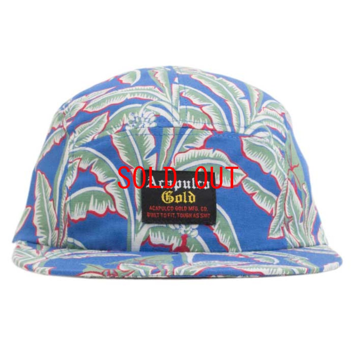 画像2: Aloha 5-Panel Camp Cap Black Blue Jet タッサー ５パネル キャンプ 帽子 ジェット キャップ (2)