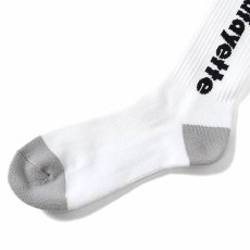 画像4: Logo Socks ソックス 靴下 Burgundy White Black (4)