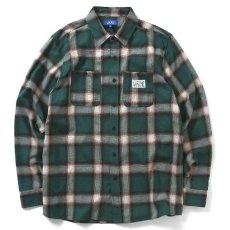 画像1: Workes Ombre L/S Flannel Shirt 長袖 フランネル シャツ by Lafayette ラファイエット  (1)
