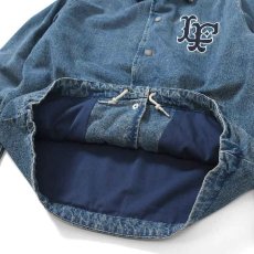 画像3: Logo Washed Denim Coach Jacket コーチ ジャケット by Lafayette ラファイエット  (3)