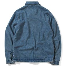 画像2: Logo Washed Denim Coach Jacket コーチ ジャケット by Lafayette ラファイエット  (2)