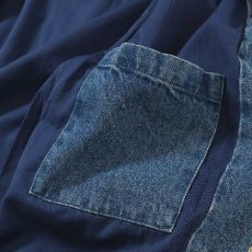 画像5: Logo Washed Denim Coach Jacket コーチ ジャケット by Lafayette ラファイエット  (5)