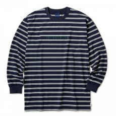 画像1: Logo Border L/S Tee ボーダー 長袖 Tシャツ  (1)