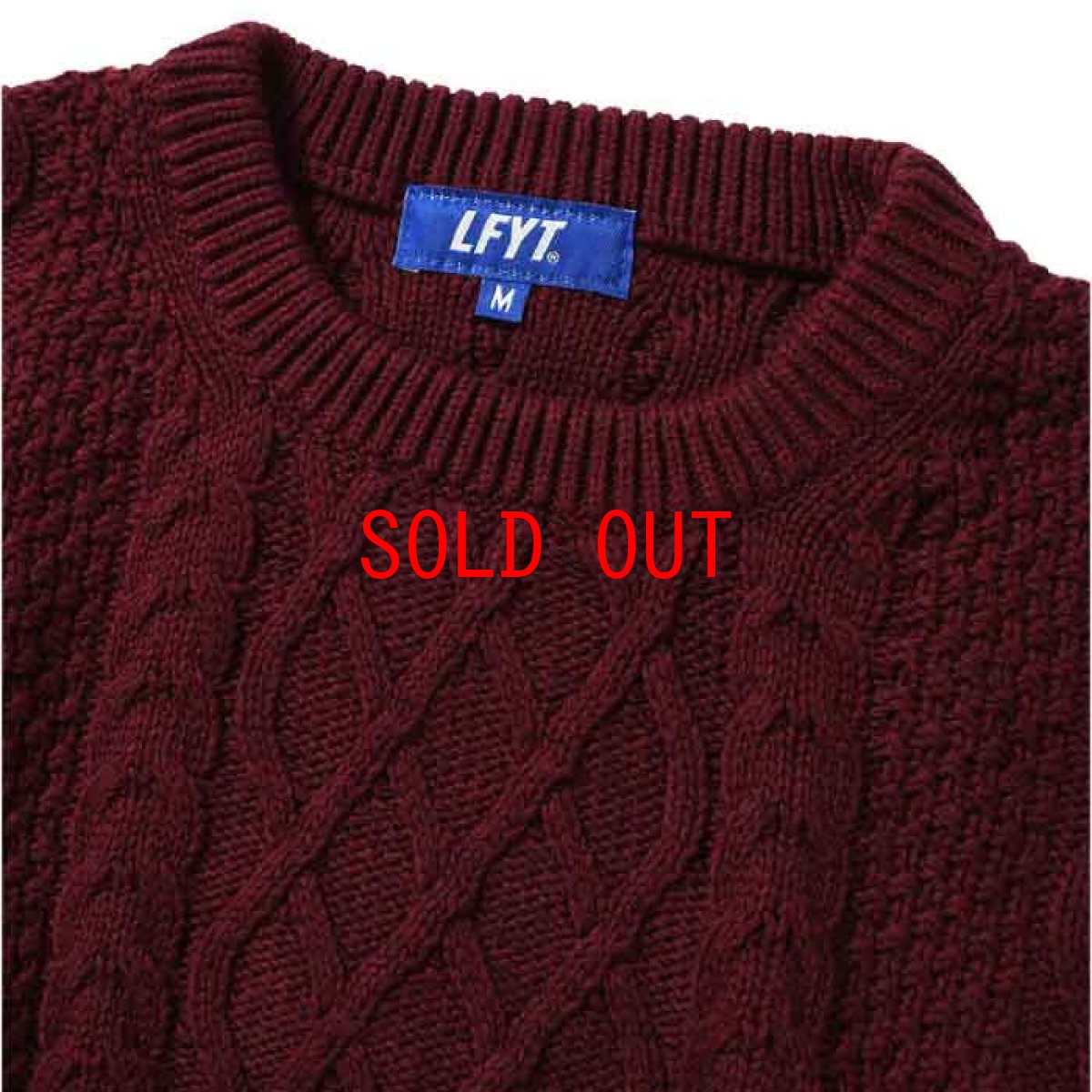 画像4: Cotton Cable Knit Sweater コットン ケーブル ニット セーター by Lafayette ラファイエット  (4)