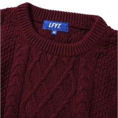 画像4: Cotton Cable Knit Sweater コットン ケーブル ニット セーター by Lafayette ラファイエット  (4)