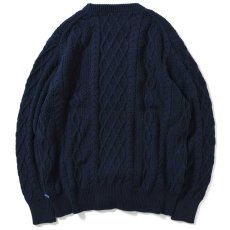 画像3: Cotton Cable Knit Sweater コットン ケーブル ニット セーター by Lafayette ラファイエット  (3)