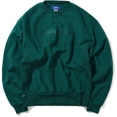 画像1: Tonal Logo US Cotton Crewneck Sweat Shirt クルーネック スウェット by Lafayette ラファイエット  (1)